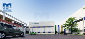 Thiết kế ngoại thất và tiểu cảnh sân vườn nhà máy sản xuất Tập đoàn Tonmat