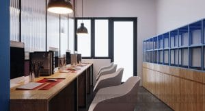 Thiết kế nội thất nhà phố kết hợp kinh doanh 4 tầng hiện đại