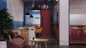 Thiết kế nội thất nhà phố kết hợp kinh doanh 4 tầng hiện đại