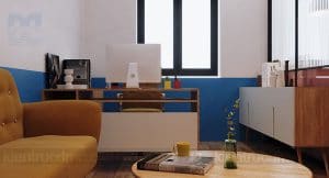 Thiết kế nội thất nhà phố kết hợp kinh doanh 4 tầng hiện đại