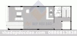 Thiết kế nhà ở kết hợp kinh doanh diện tích 87m2