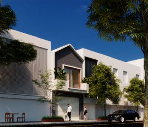 Thiết kế nhà ở kết hợp kinh doanh phong cách hiện đại
