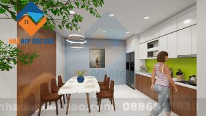 Thiết kế nhà phố 3,5 tầng trên diện tích 63m2 phong cách hiện đại