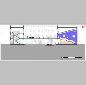 Thiết kế Trường mầm non 3 tầng với những đường cong sắc màu