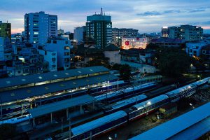 Thiết kế trường mầm non 5 tầng với kiến trúc độc đáo nhiều sắc màu