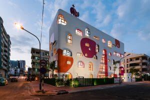 Thiết kế trường mầm non 5 tầng với kiến trúc độc đáo nhiều sắc màu