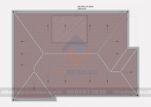 Thiết kế biệt thự 2 tầng phong cách hiện đại trên diện tích 156m2