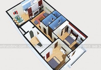 Thiết kế nội thất Chung cư mini 8 tầng