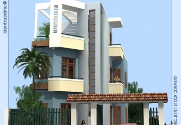 Biệt thự mini 3 tầng – Hà Nội