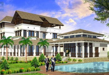 Thiết kế nhà vườn 672m2