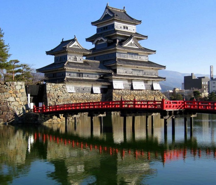 kiến trúc lâu đài cổ kính của Nhật Bản