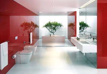 Thiết kế không gian phòng tắm rộng rãi