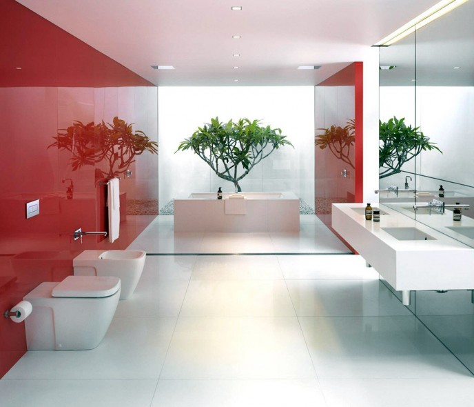 Thiết kế không gian phòng tắm rộng rãi