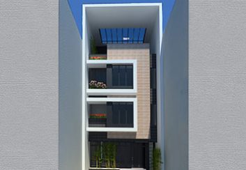 Thiết kế nhà ống 4 tầng diện tích 94,5m2