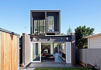 Thiết kế nhà 2 tầng có kiot kinh doanh riêng biệt