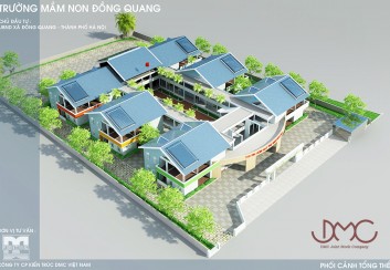 Thiết kế Trường Mầm Non xã Đồng Quang
