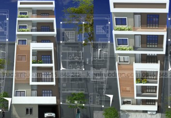 Thiết kế Chung cư mini 8 tầng