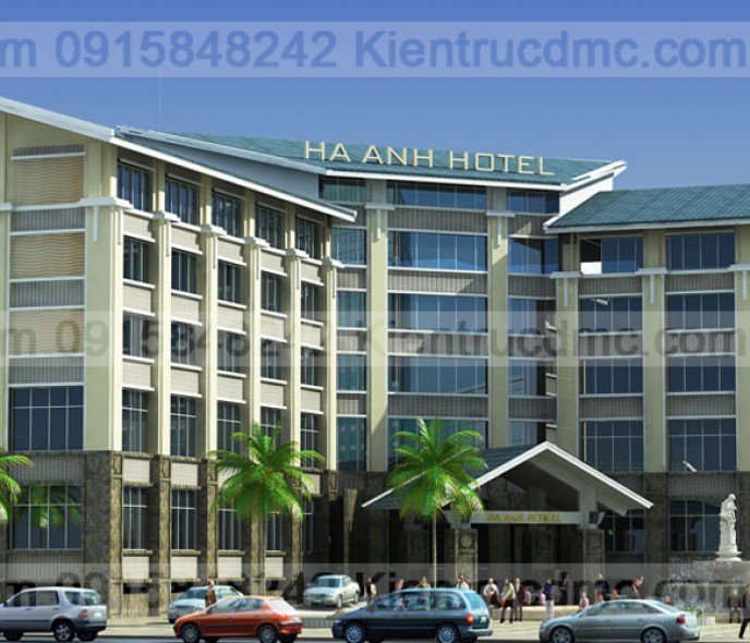 Thiết kế khách sạn Hà Anh