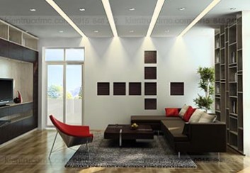 Thiết kế nội thất biệt thư mini trên đất hình thang