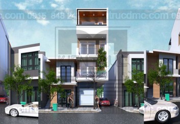 Thiết kế nhà phố 4 tầng kết hợp kinh doanh diện tích 42 m2