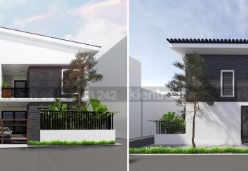 Thiết kế biệt thự nhà vườn 2 tầng mái thái diện tích 110m2