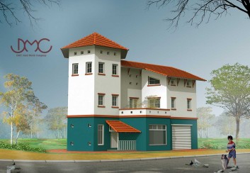 Thiết kế biệt thự phong cách 3 tầng – HCM