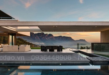 Thiết kế biệt thự trên đỉnh núi Capetown ở Nam Mỹ