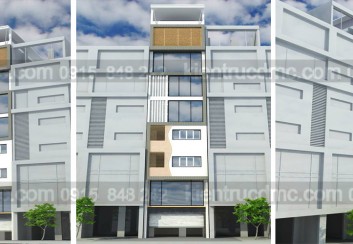 Thiết kế nhà lô phố 9 tầng diện tích 40m2