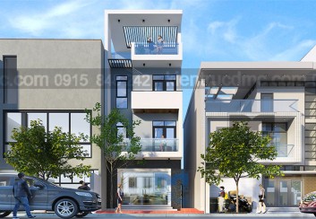 Thiết kế nhà ống 4 tầng trên đất 5m x 18m
