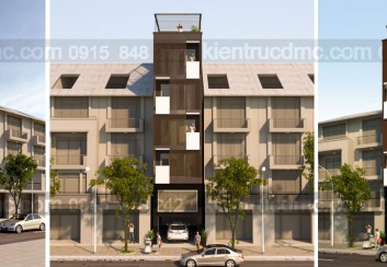 Thiết kế nhà phố 6 tầng diện tích 41m2