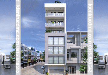 Thiết kế nhà phố 7 tầng kết hợp kinh doanh