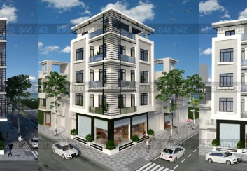 Thiết kế nhà phố kết hợp kinh doanh mặt tiền 8.5m