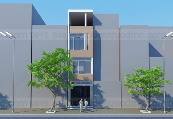 Thiết kế nhà phố nhỏ 30m2 mặt tiền 3,2m