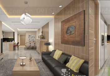 Thiết kế nội thất chung cư diện tích 119m2