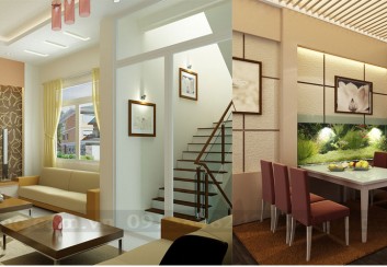 Thiết kế nội thất nhà phố diện tích 43m2