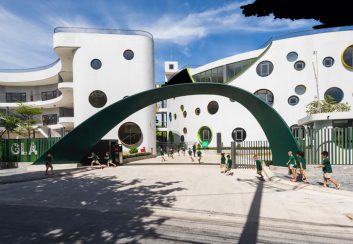 Thiết kế Trường mầm non xanh với kiến trúc độc đáo