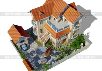 Thiết kế biệt thự cao cấp Ninh Bình
